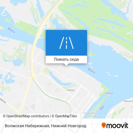 Карта Волжская Набережная