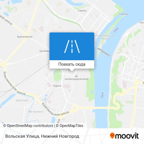 Карта Вольская Улица
