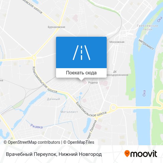 Карта Врачебный Переулок