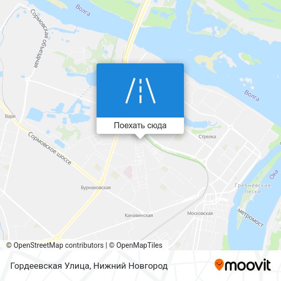 Карта Гордеевская Улица