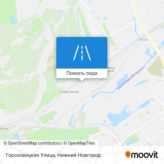 Карта Гороховецкая Улица