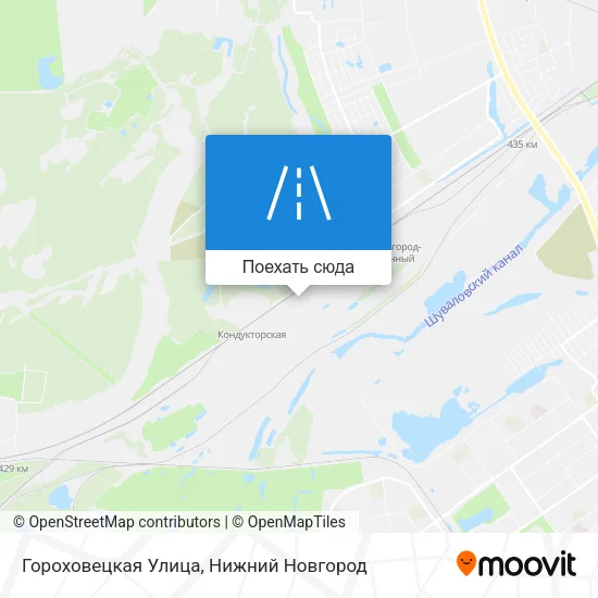 Карта Гороховецкая Улица