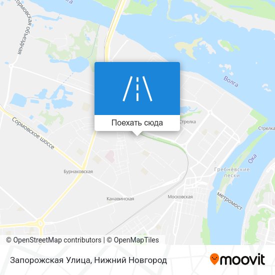 Карта Запорожская Улица