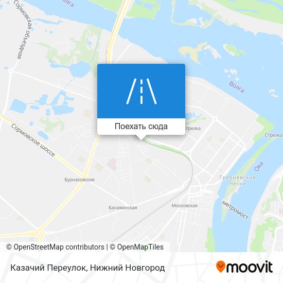 Карта Казачий Переулок
