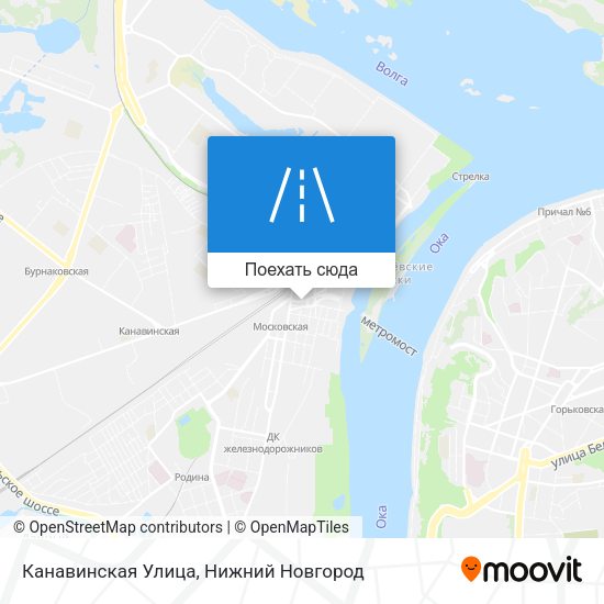 Карта Канавинская Улица