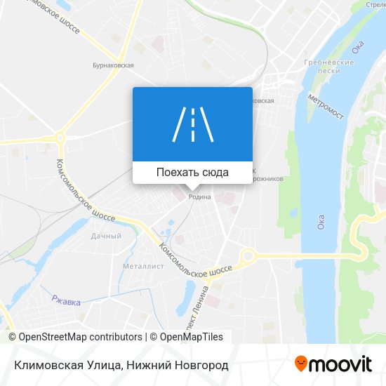Карта Климовская Улица