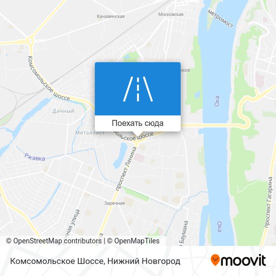 Карта Комсомольское Шоссе