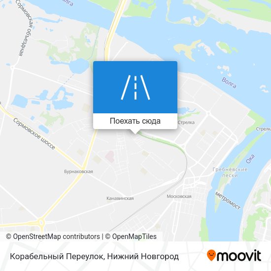 Карта Корабельный Переулок