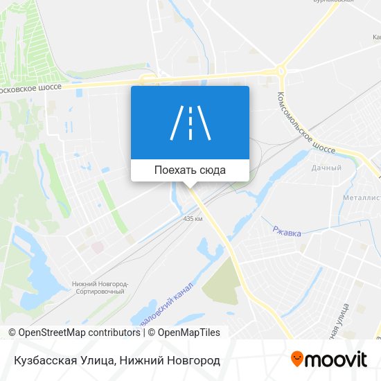 Карта Кузбасская Улица