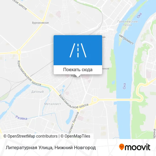 Карта Литературная Улица