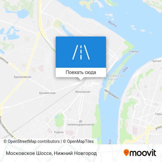 Карта Московское Шоссе