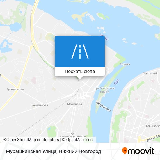 Карта Мурашкинская Улица