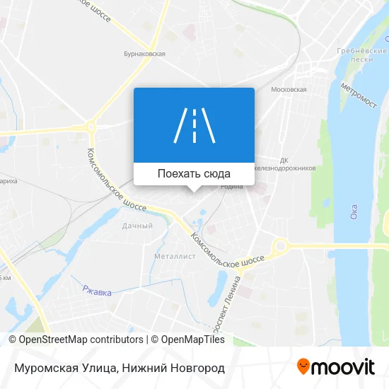 Карта Муромская Улица