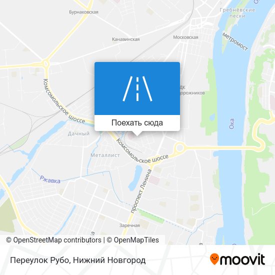 Карта Переулок Рубо