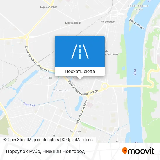 Карта Переулок Рубо