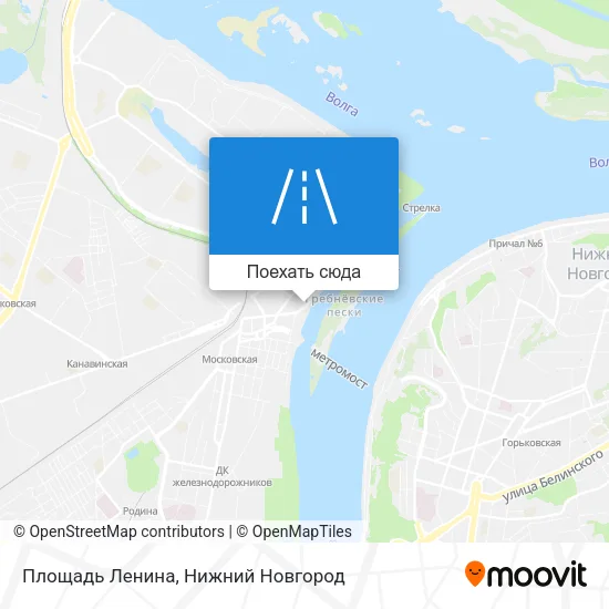 Карта Площадь Ленина
