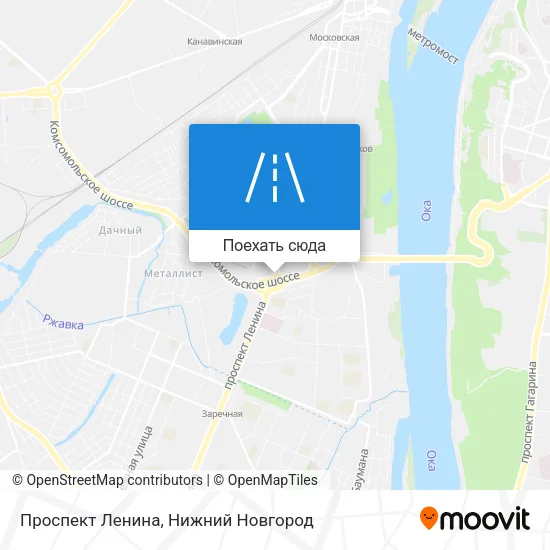 Карта Проспект Ленина