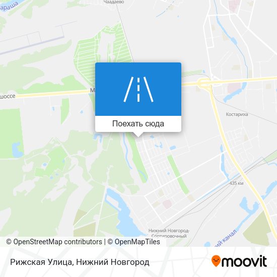 Карта Рижская Улица