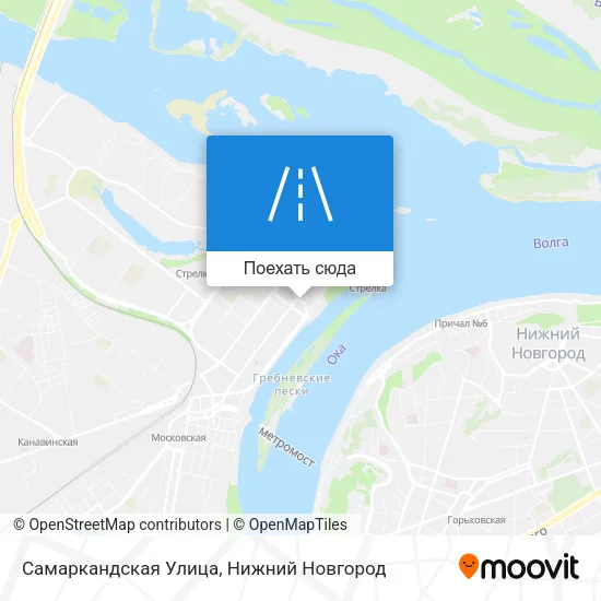 Карта Самаркандская Улица