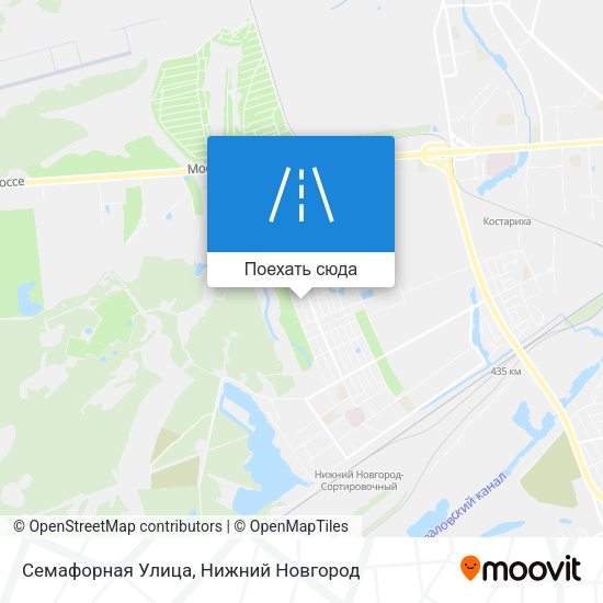 Карта Семафорная Улица