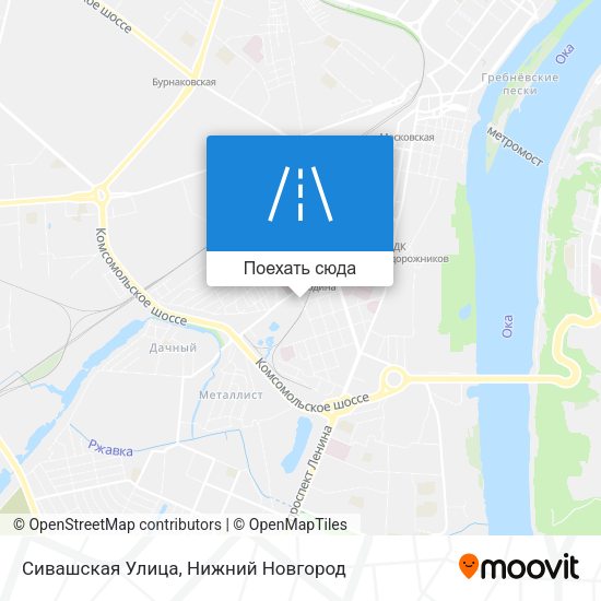 Карта Сивашская Улица