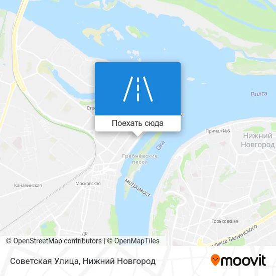 Карта Советская Улица