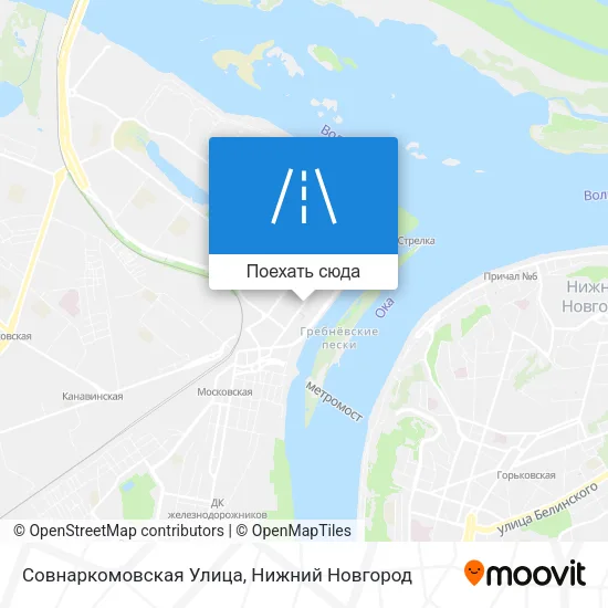 Карта Совнаркомовская Улица