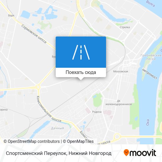 Карта Спортсменский Переулок