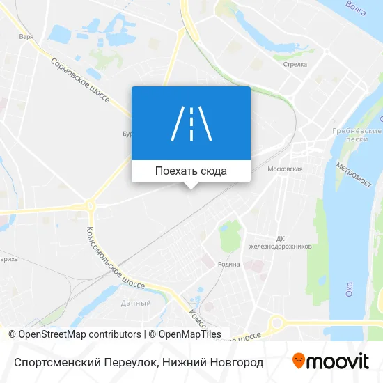 Карта Спортсменский Переулок