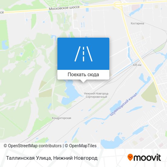 Карта Таллинская Улица