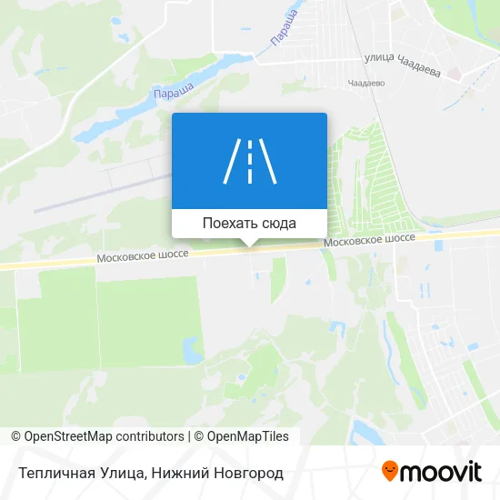 Карта Тепличная Улица