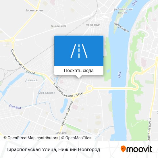 Карта Тираспольская Улица