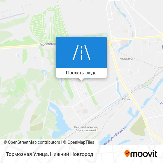Карта Тормозная Улица
