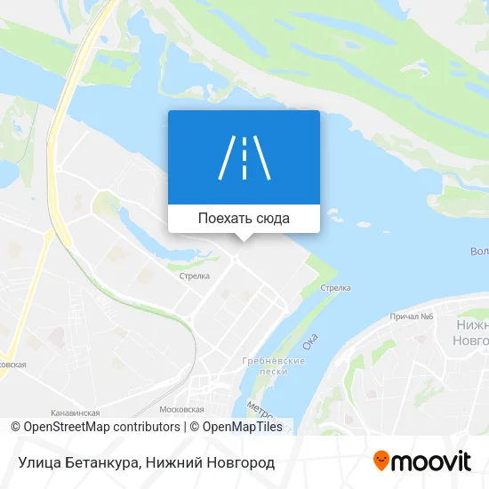 Карта Улица Бетанкура
