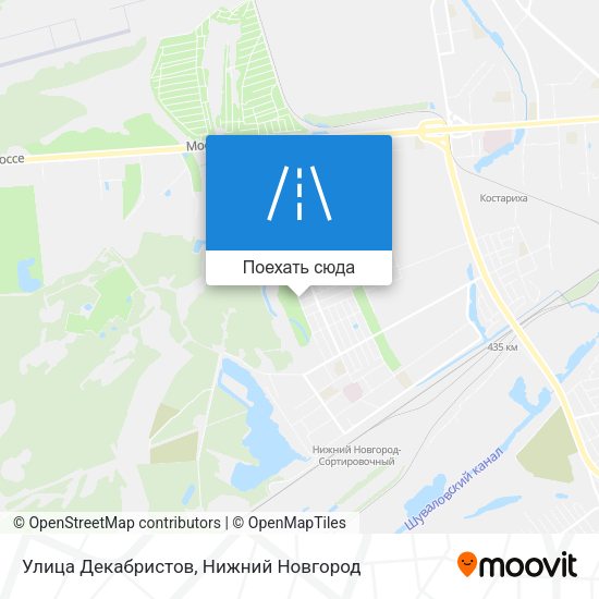 Карта Улица Декабристов