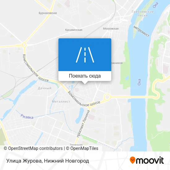 Карта Улица Журова