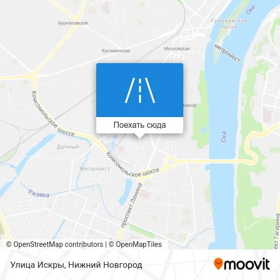Карта Улица Искры