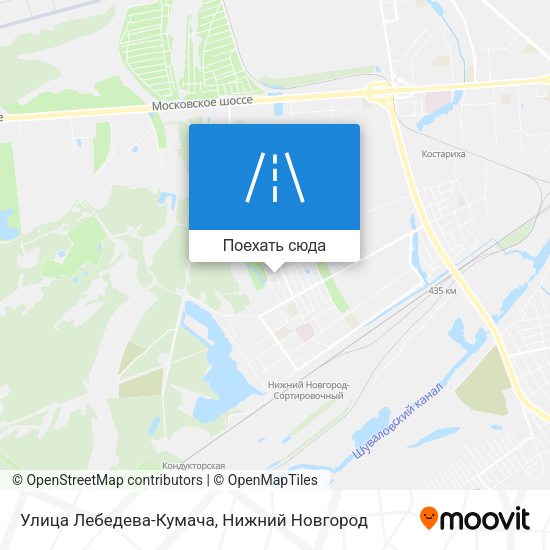 Карта Улица Лебедева-Кумача