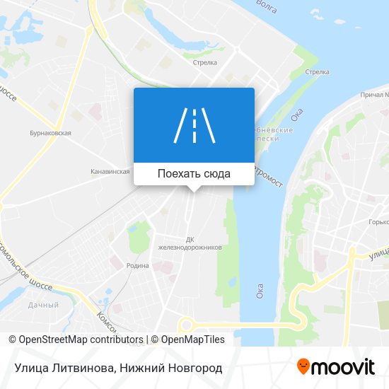 Карта Улица Литвинова