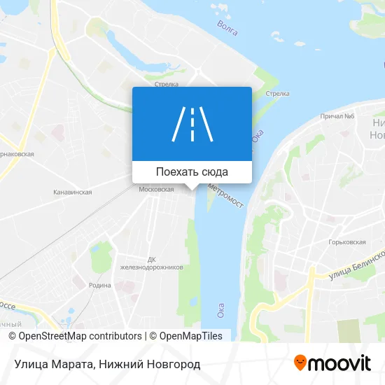 Карта Улица Марата