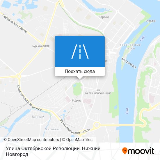 Карта Улица Октябрьской Революции