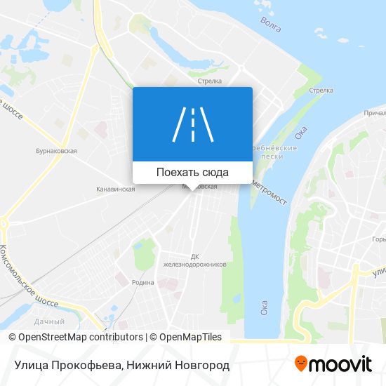 Карта Улица Прокофьева