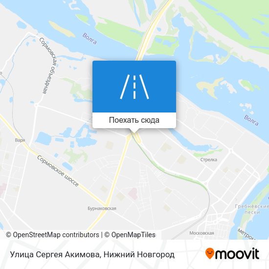 Карта Улица Сергея Акимова