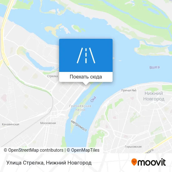 Карта Улица Стрелка
