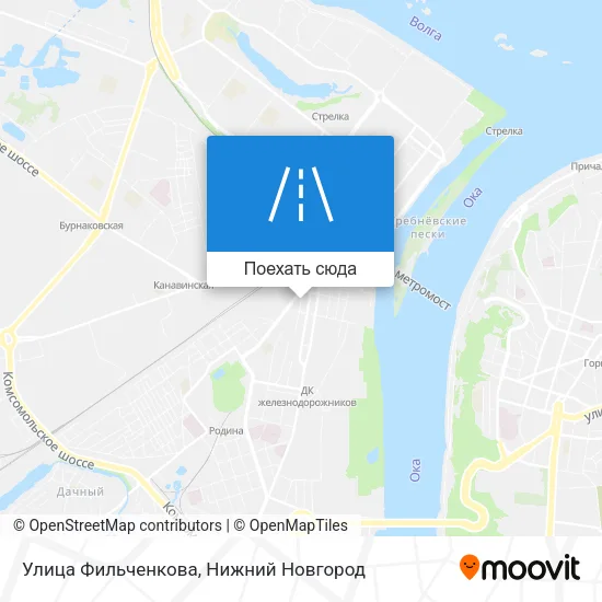 Карта Улица Фильченкова