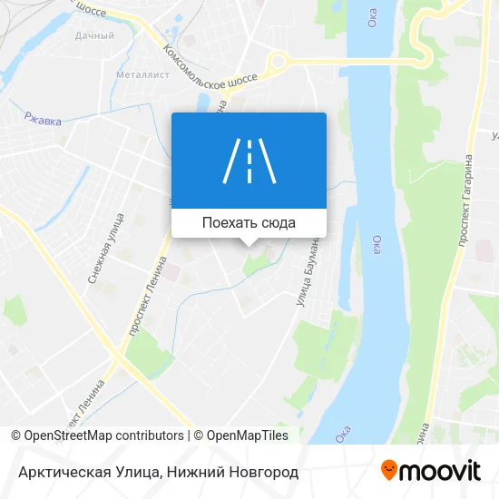 Карта Арктическая Улица