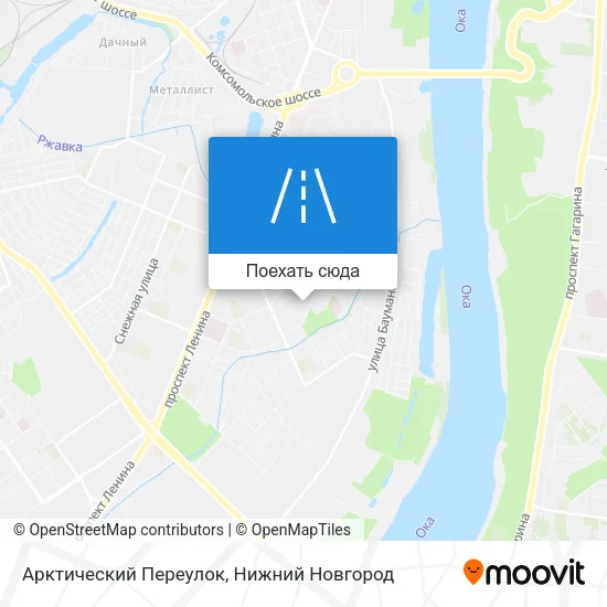 Карта Арктический Переулок