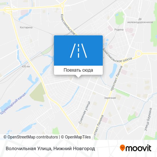 Карта Волочильная Улица