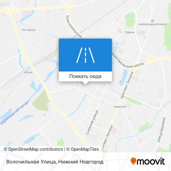 Карта Волочильная Улица