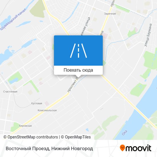 Карта Восточный Проезд